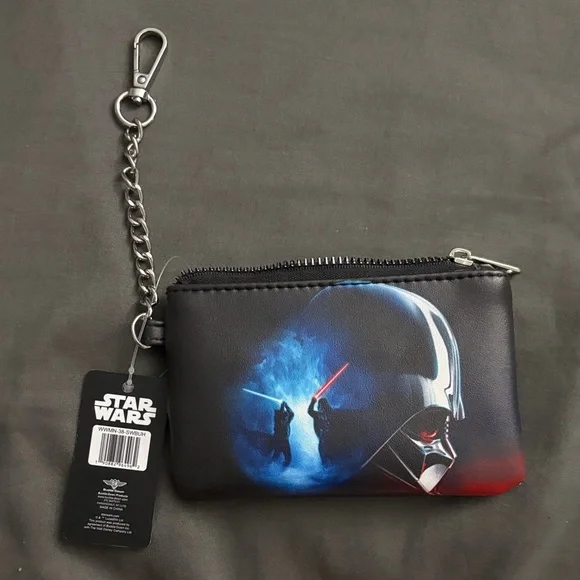 HPx2✨✨ Star Wars Darth Vader Coin Pouch - NWT - Picture 6 of 11
